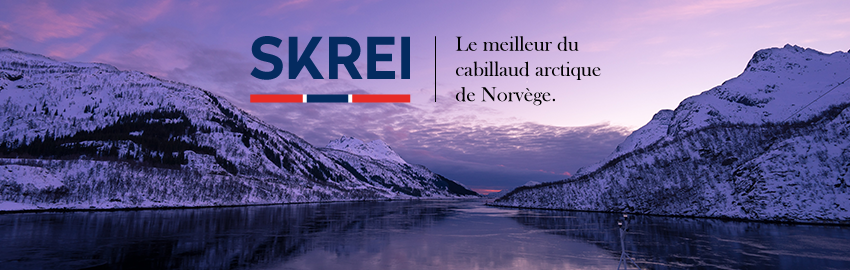 Le cabillaud Skrei de Norvège